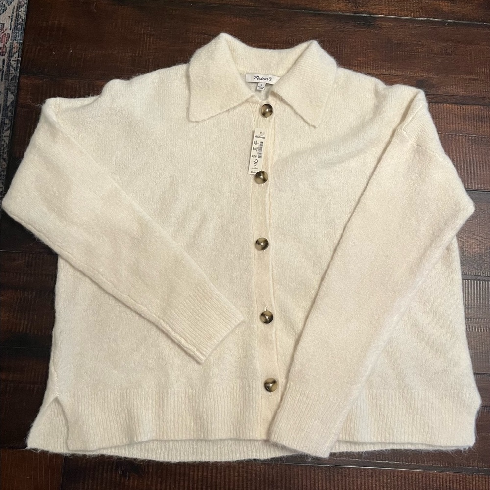 Madewell Women's Sweaters Madewell Carrabelle Polo Cardigan Sweater